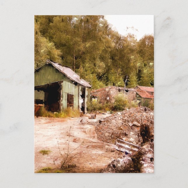 THE OLD GOLD MINE POSTCARD (Front)