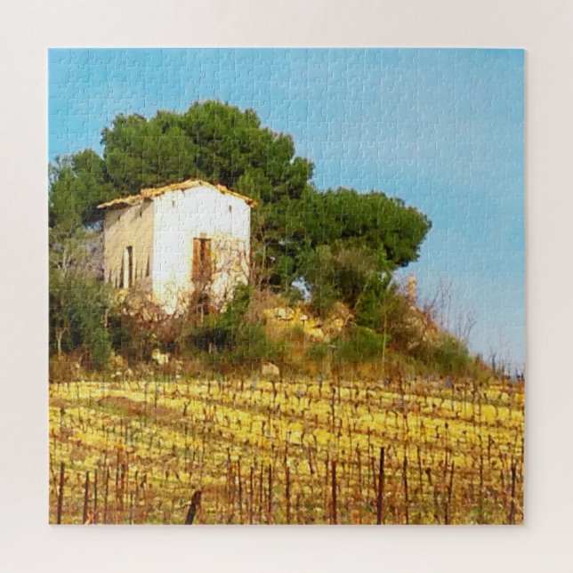 The Old Grape Barn Margon France Jigsaw Puzzle (Vertical)