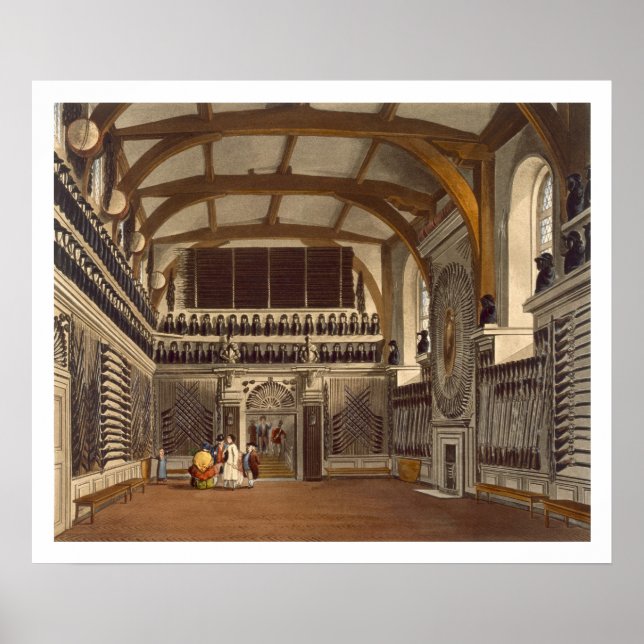 The Old Guard Chamber, The Round Tower, Windsor Ca Poster (Front)