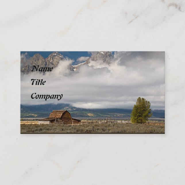 The Old  Homestead - Customized Business Card (Front)