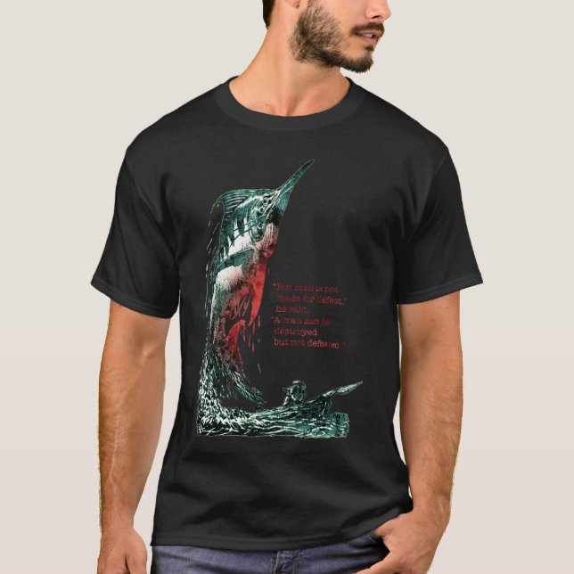 The Old Man and the Sea Hemingway T-Shirt (Front)