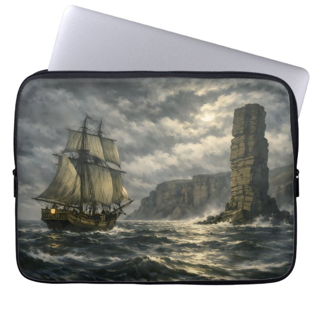 The Old Man of Hoy by BurnsInHell Laptop Sleeve (Front)