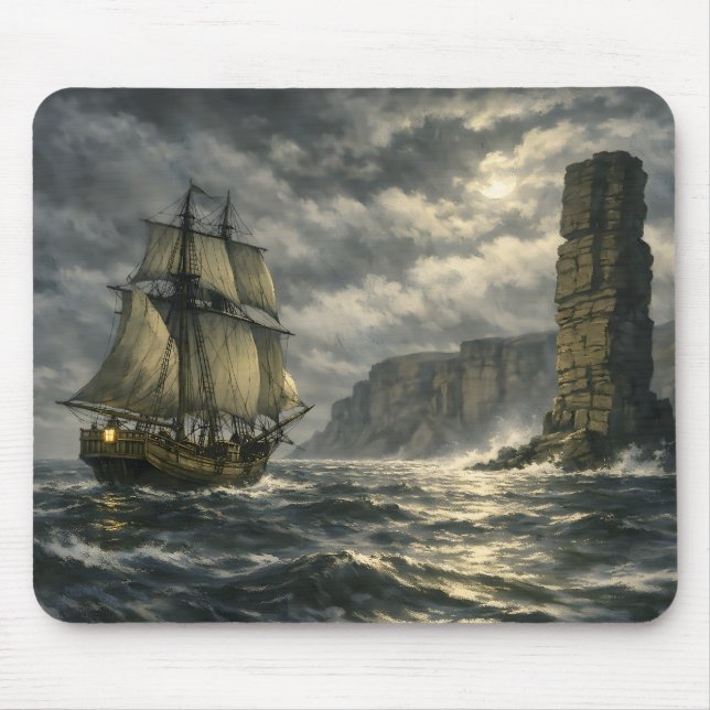 The Old Man of Hoy by BurnsInHell Mouse Pad (Front)