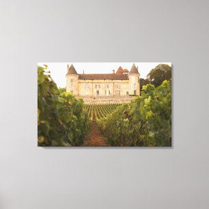 The old medieval Chateau de Rully in the Cote Canvas Print