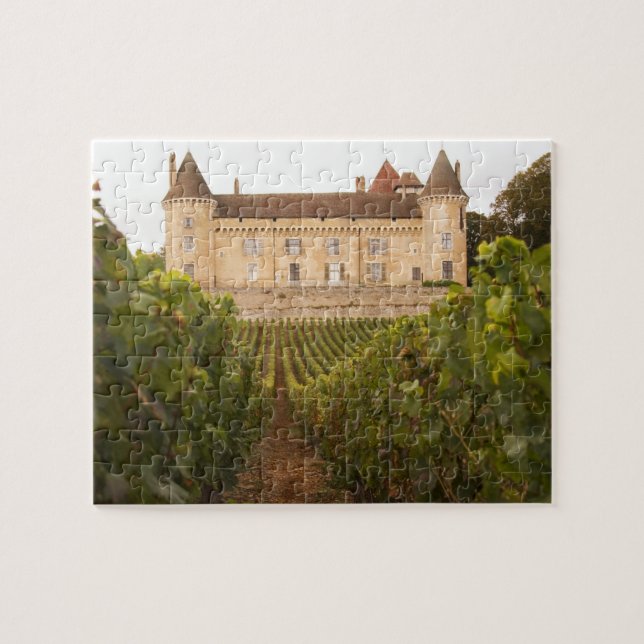 The old medieval Chateau de Rully in the Cote Jigsaw Puzzle (Horizontal)