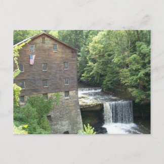 The Old Mill At Lanterman's Falls Postcard