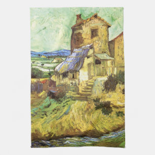 The Old Mill by Vincent van Gogh Kitchen Towel