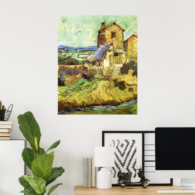 The Old Mill by Vincent van Gogh Poster (Home Office)