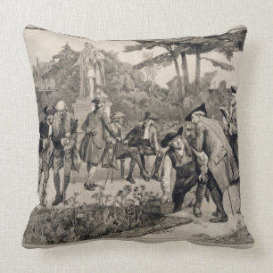 The Old Physic Garden of the Society of Apothecari Throw Pillow