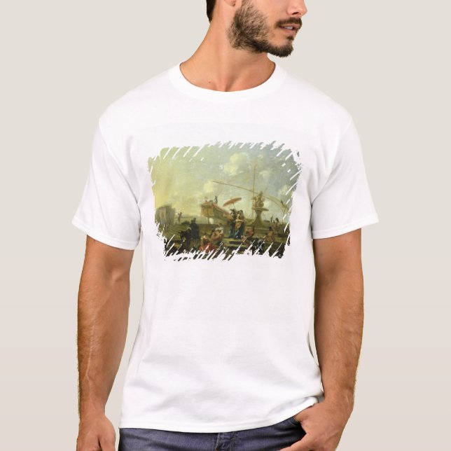 The Old Port of Genoa T-Shirt (Front)