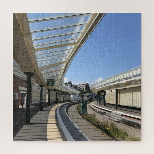 The Old Railway Folkestone Harbour Jigsaw Puzzle (Vertical)