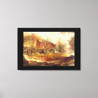 The Old Red Mill', Jasper F. Cropsey_Landscapes