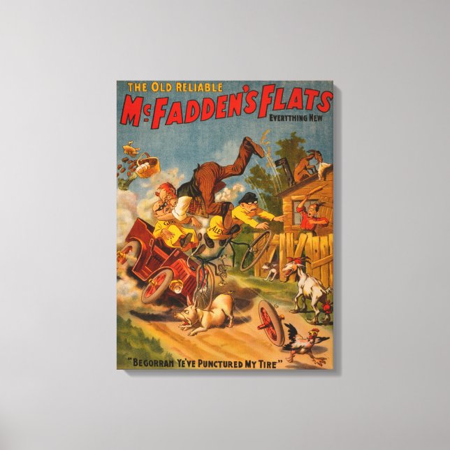 The Old Reliable McFadden's Flats Everything New Canvas Print (Front)