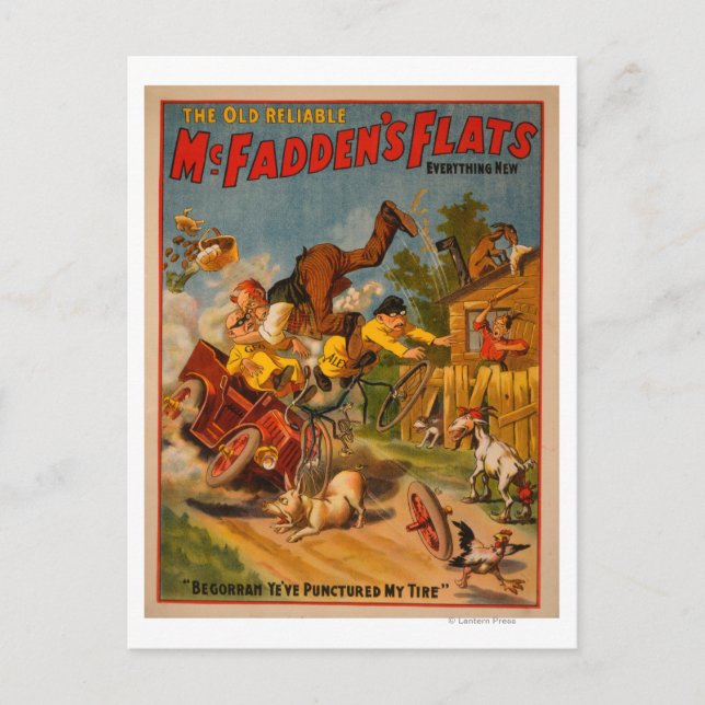 The Old Reliable McFadden's Flats Everything New Postcard (Front)