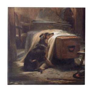 The Old Shepherd's Chief Mourner by Edwin Henry Tile