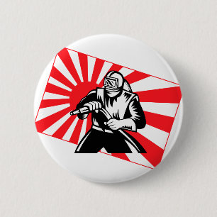 The Old Tokyo Sandblaster 2 Inch Round Button