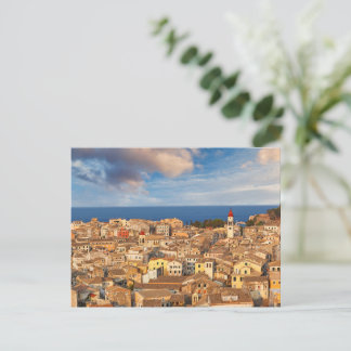 The old town of Corfu, Greece Postcard