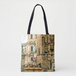 The old town of Pragueancient,architecture,buildin Tote Bag