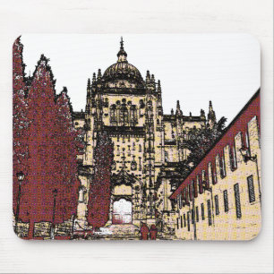 The Old Town of Salamanca Cathedral Mouse Pad