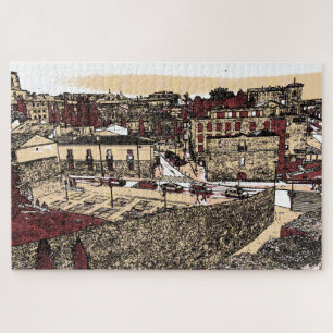 The Old Town of Salamanca Spain  Jigsaw Puzzle