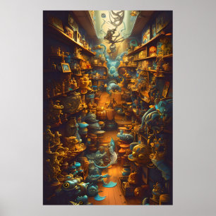 The old toy shop for all  people poster