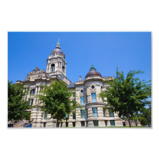 The Old Vanderburgh County Courthouse Photo Print (Front)