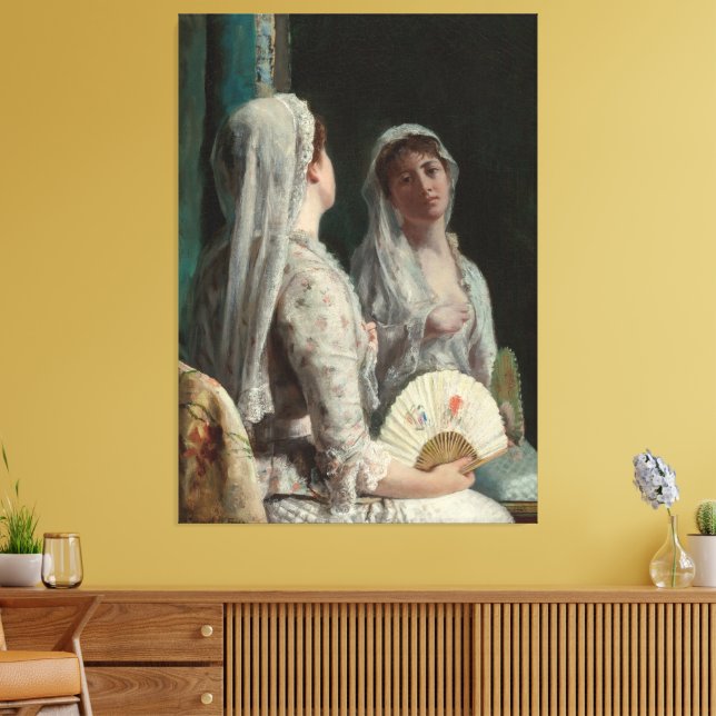 The Old Veil Canvas Print (Insitu(LivingRoom))