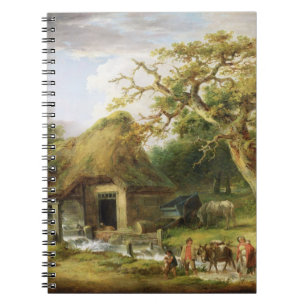 The Old Water Mill, 1790 (oil on canvas) Notebook