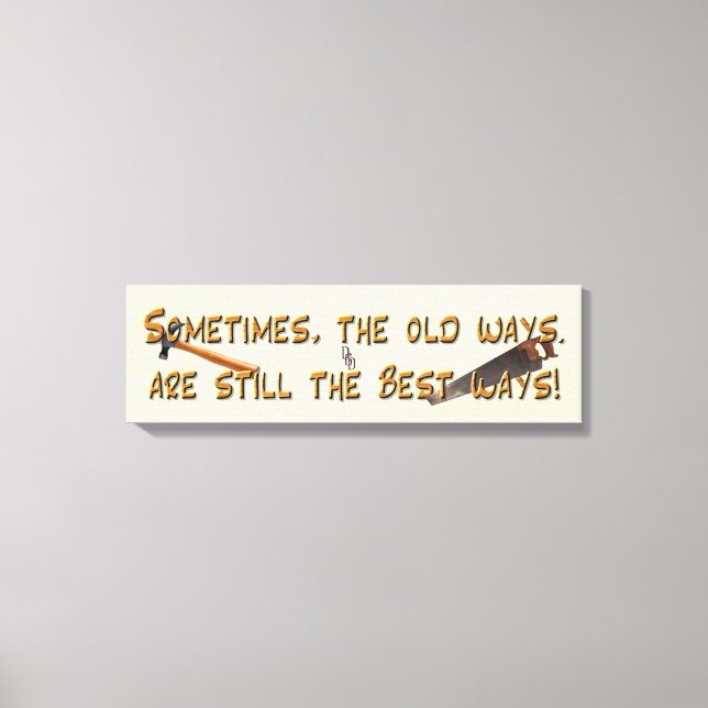 The Old Ways Canvas Print (Front)