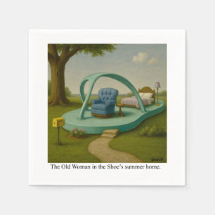 The Old Woman in the Shoe’s summer home. Napkin