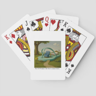 The Old Woman in the Shoe’s summer home. Playing Cards