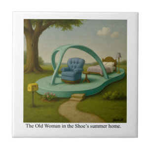 The Old Woman in the Shoe’s summer home. Tile