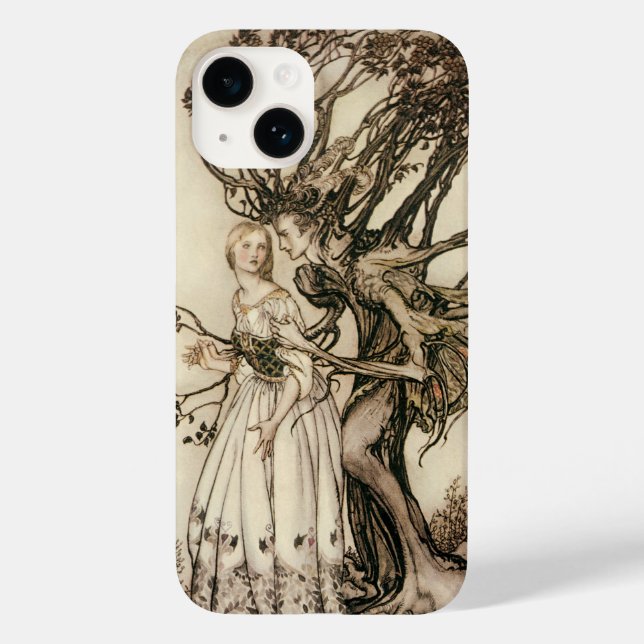 The Old Woman in the Wood by Arthur Rackham Case-Mate iPhone Case (Back)