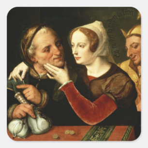 The Older One Becomes, The Madder One Becomes Square Sticker