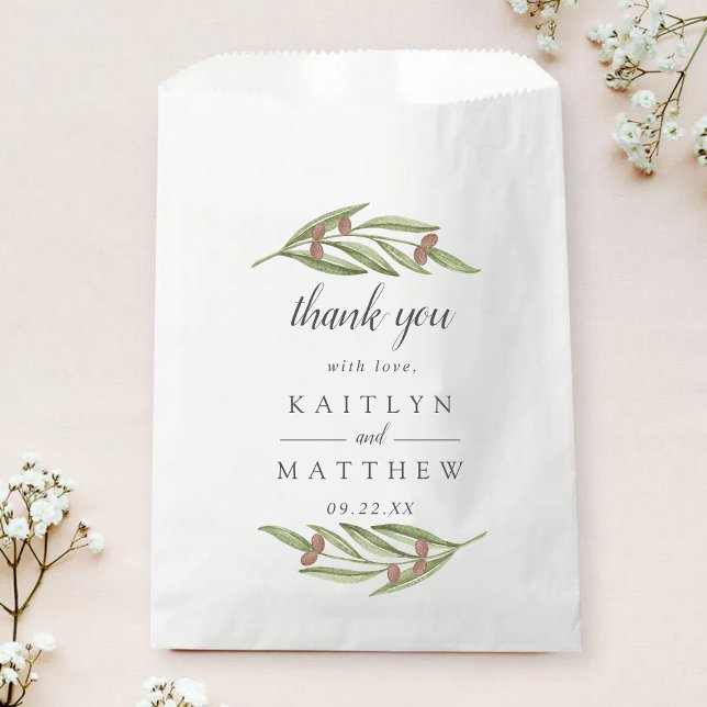 The Olive Branch Wedding Collection Favour Bag (Creator Uploaded)