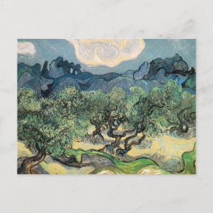 the olive trees,1889, Vincent van Gogh Postcard