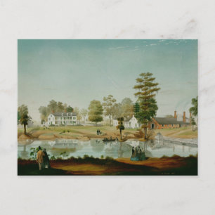 The Olivier Plantation, 1861 Postcard