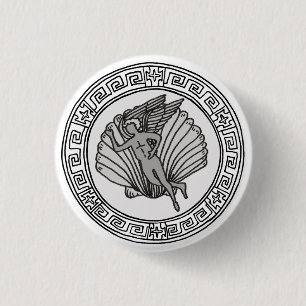 The Olympians! Aphrodite / Venus symbol badge 1 Inch Round Button