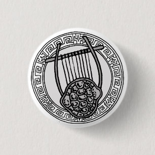 The Olympians! Apollo / Apollo symbol badge 1 Inch Round Button