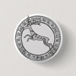 The Olympians! Artemis / Diana symbol badge 1 Inch Round Button