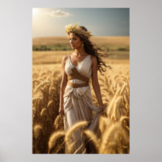 The Olympians: Demeter, Goddess of the Harvest Poster
