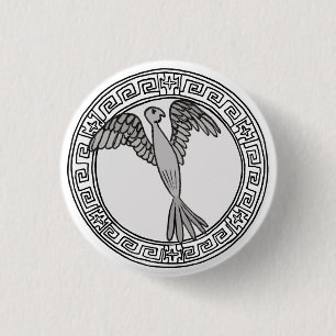 The Olympians! Hera / Juno symbol badge 1 Inch Round Button