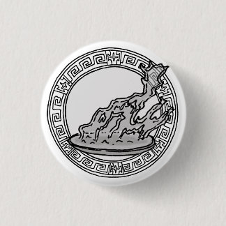 The Olympians! Hestia / Vesta symbol badge 1 Inch Round Button