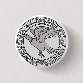 The Olympians! Zeus / Jupiter symbol badge 1 Inch Round Button