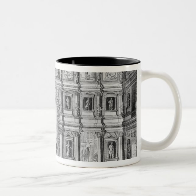 The Olympic Theatre at Vicenza Two-Tone Coffee Mug (Right)