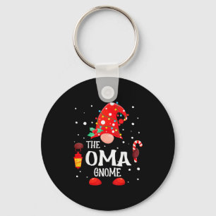 The Oma Gnome Matching Family Christmas Gnome Paja Keychain