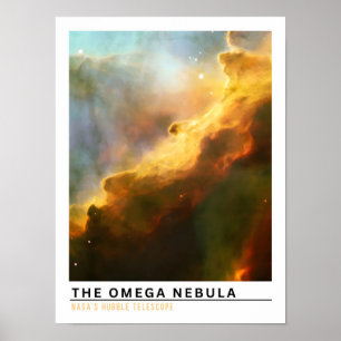 The Omega Nebula Space Education Poster
