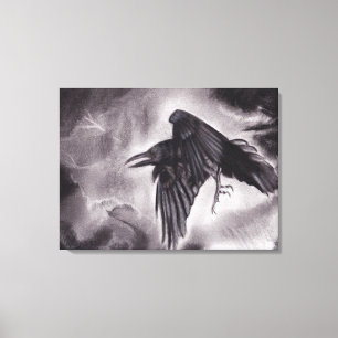 The Omen Raven Canvas Print