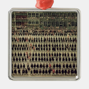 The Ommeganck in Brussels Metal Ornament