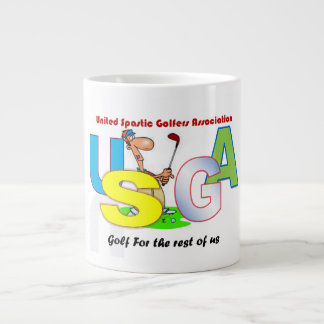The one and only Spastic Golfers training aide Large Coffee Mug